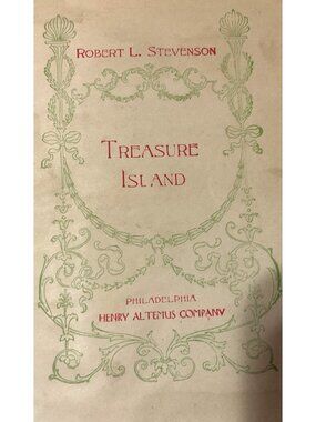Atq Treasure Island By Robert Louis Stevenson Hardcover Henry Altemus Company